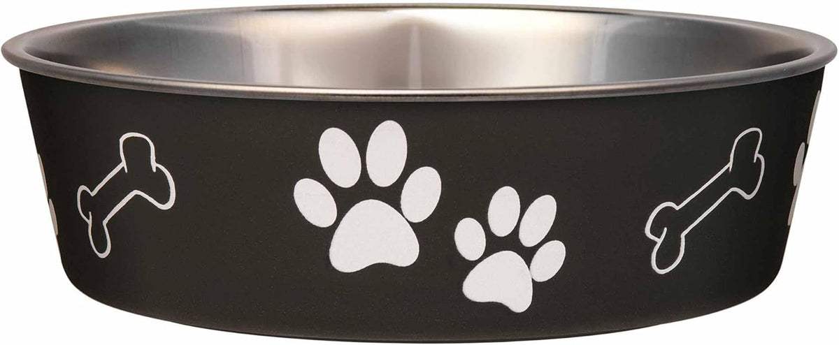Loving Pets Bella Dog Bowls- Stainless Steel Dog & Cat Bowls - Spill Proof Dog Food Bowl, Cat Bowl