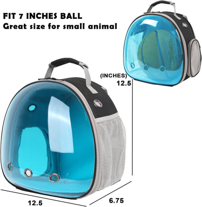 Bearded Dragon Travel Backpack with Harness and Leash Set,Lizard Backpack Travel Carrier,Space