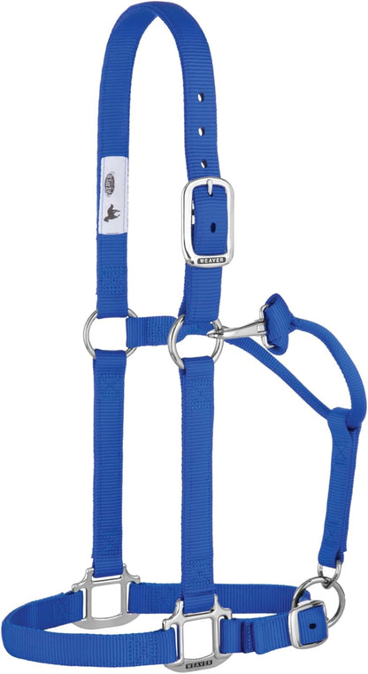 Weaver Equine Nylon Horse Halter, Triple-Ply Cheek Design, Original Non Adjustable Halters for