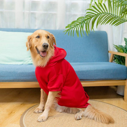 KOOLTAIL Basic Dog Hoodie - Soft and Warm Dog Hoodie Sweater with Leash Hole and Pocket, Dog Winter