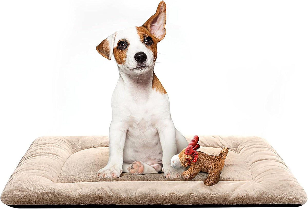 Cozy Dog Bed & Crate Pad, Medium Sized Dogs, Fit Metal Crates, Ultra Soft, Washable & Anti-Slip