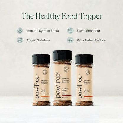pawTree Healthy Food Toppers for Dogs & Cats - Appetite Booster with Freeze-Dried Proteins.