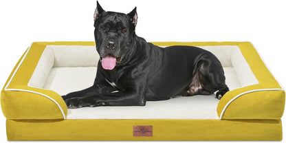 Comfort Expression XXL Dog Bed Orthopedic Foam, Waterproof Dog Beds for Oversized Dogs, Washable