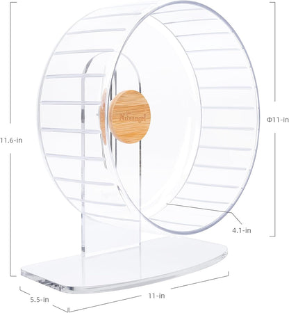 Niteangel Super-Silent Hamster Exercise Wheels: - Quiet Spinner Hamster Running Wheels with