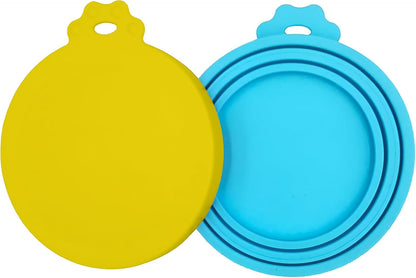 2 Pack Pet Food Cans Lids, Silicone Food Can Covers for Dog and Cat, BPA Free/Food Safe/Universal