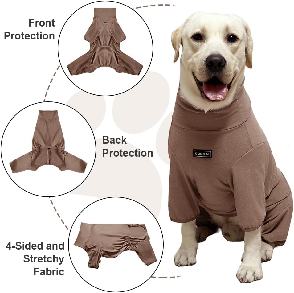 Dog Pyjamas PJS Sweater Clothes and Home Clothing Suitable for Large to Giant Breeds of Dogs, Dog