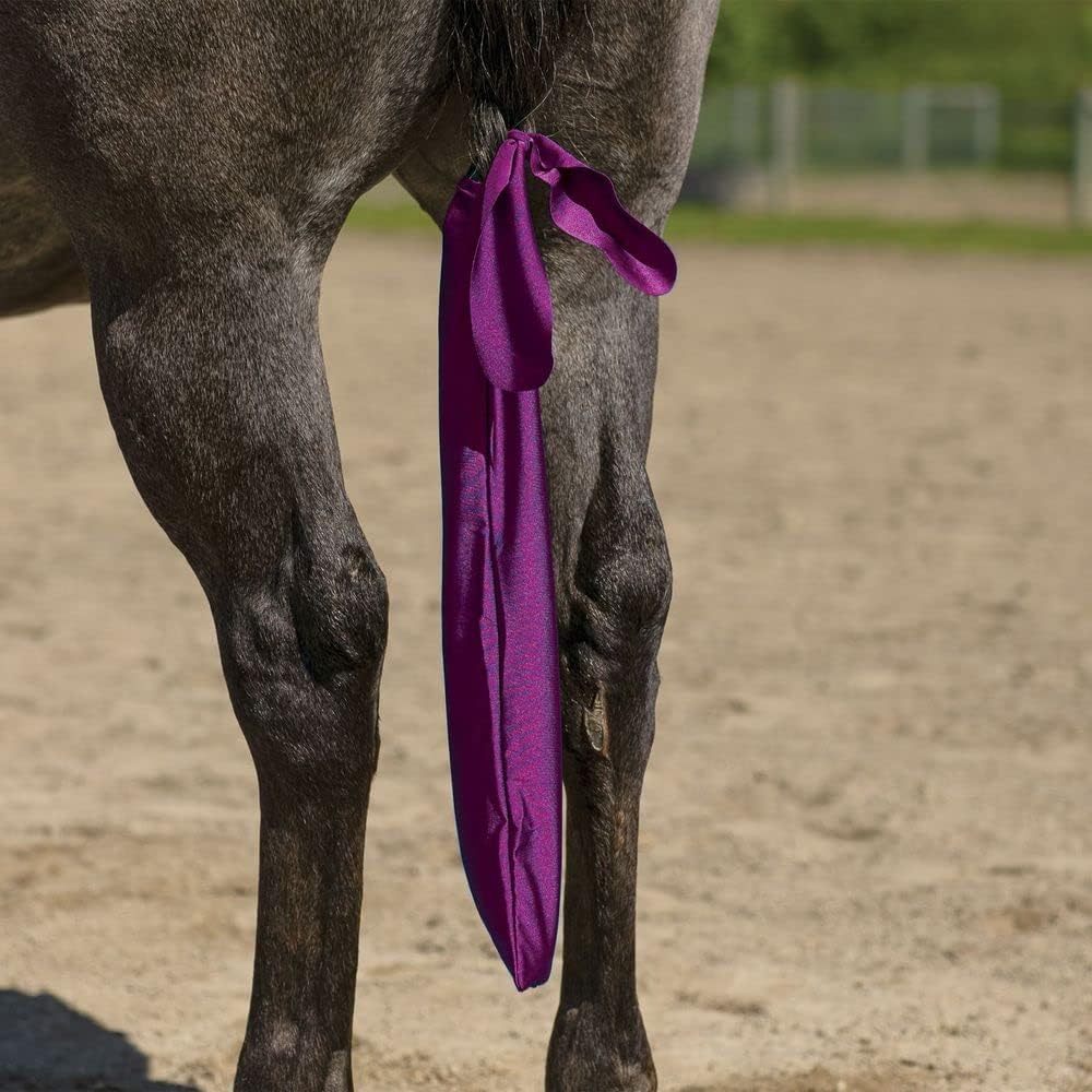 UltraFlex Lycra Tail Bag for Horses | Package of 3 | 24" Long | UV Protection | Smooth Stretch Fit