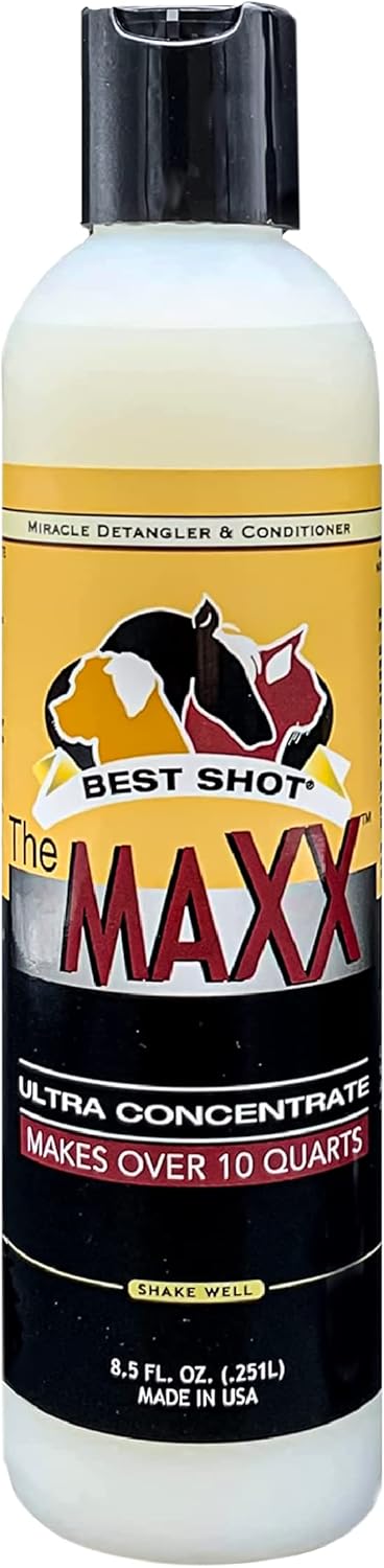 Best Shot The MAXX Ultra Concentrate Miracle Detangler and Conditioner, Moisturizing Conditioner