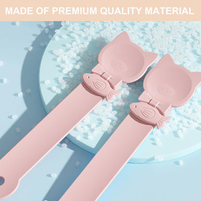 PETPAWLOVELY-1PCS Cat Treat Spoon Squeeze,Cat Strip Feeder spoon,Multi-Function Dispenser