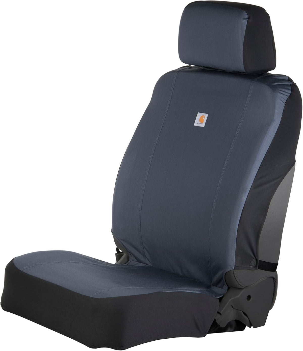 Carhartt Universal Nylon Duck Canvas Fitted Bucket Seat Cover, Durable Seat Protection with Rain