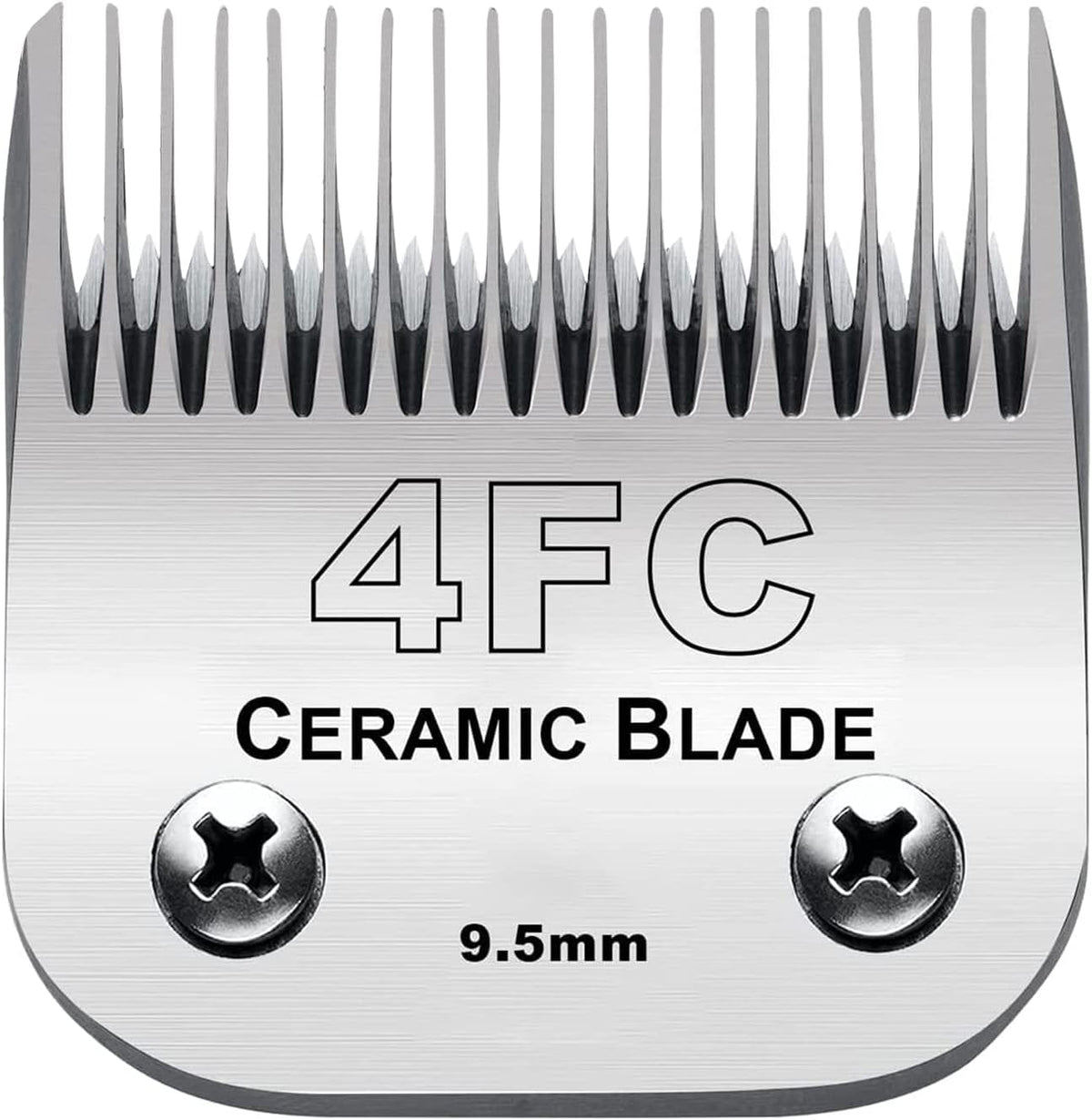 Audoc 4FC Blade Detachable Pet Clipper Replacement Blades, Ceramic and Stainless Steel, Compatible