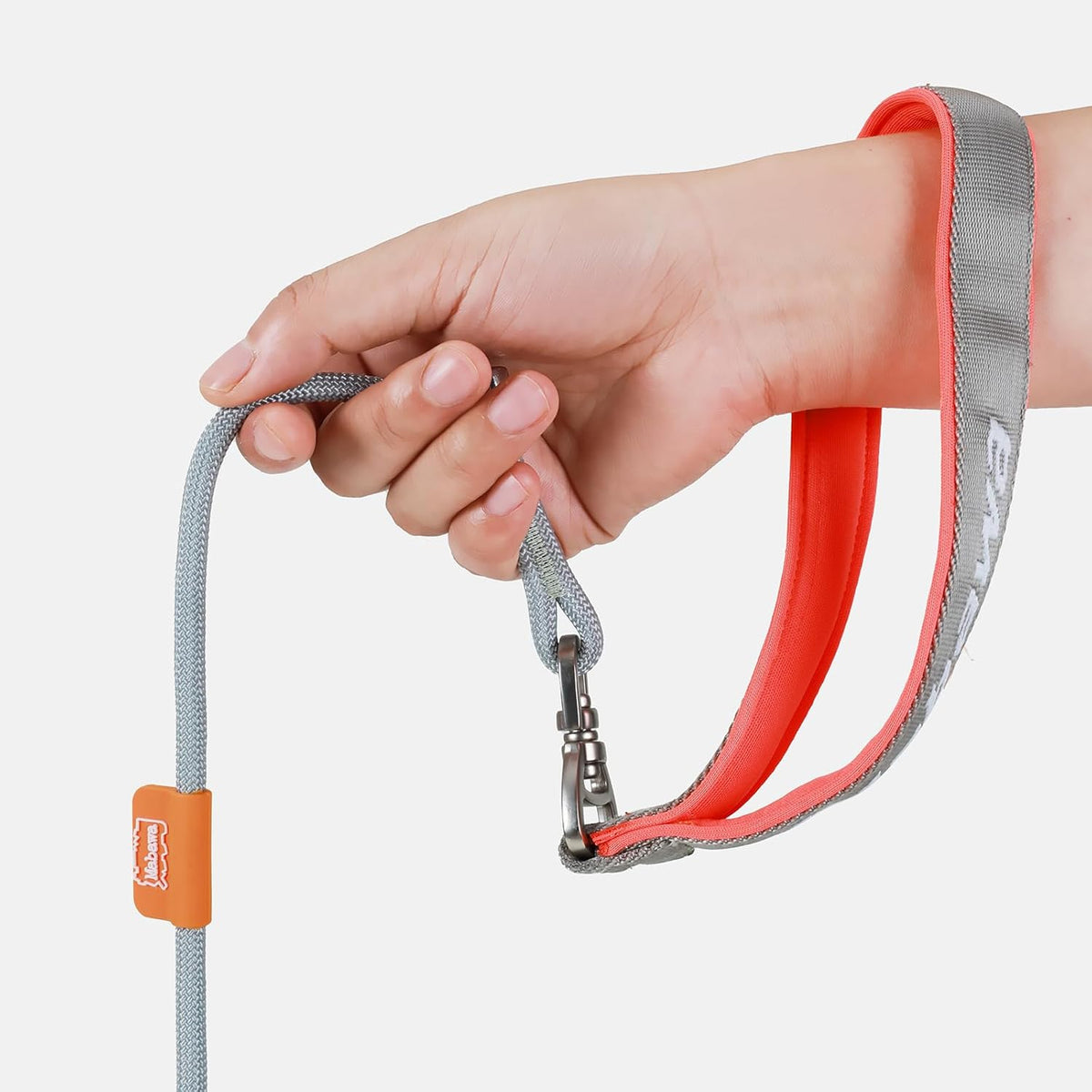 Dog Anti-Slip Leash 5FT with Metal Stopper - Durable No-Pull Training Lead for Small, Medium &
