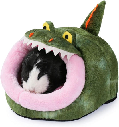 JanYoo Chinchilla Hideout Bed House Toys and Accessories Cage Cave Cute Cube Cup Hide for Bearded