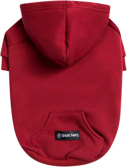 Spark Paws Dog Hoodie – Premium Dog Sweater for Small, Medium, and Large Dogs | Warm Outfits for
