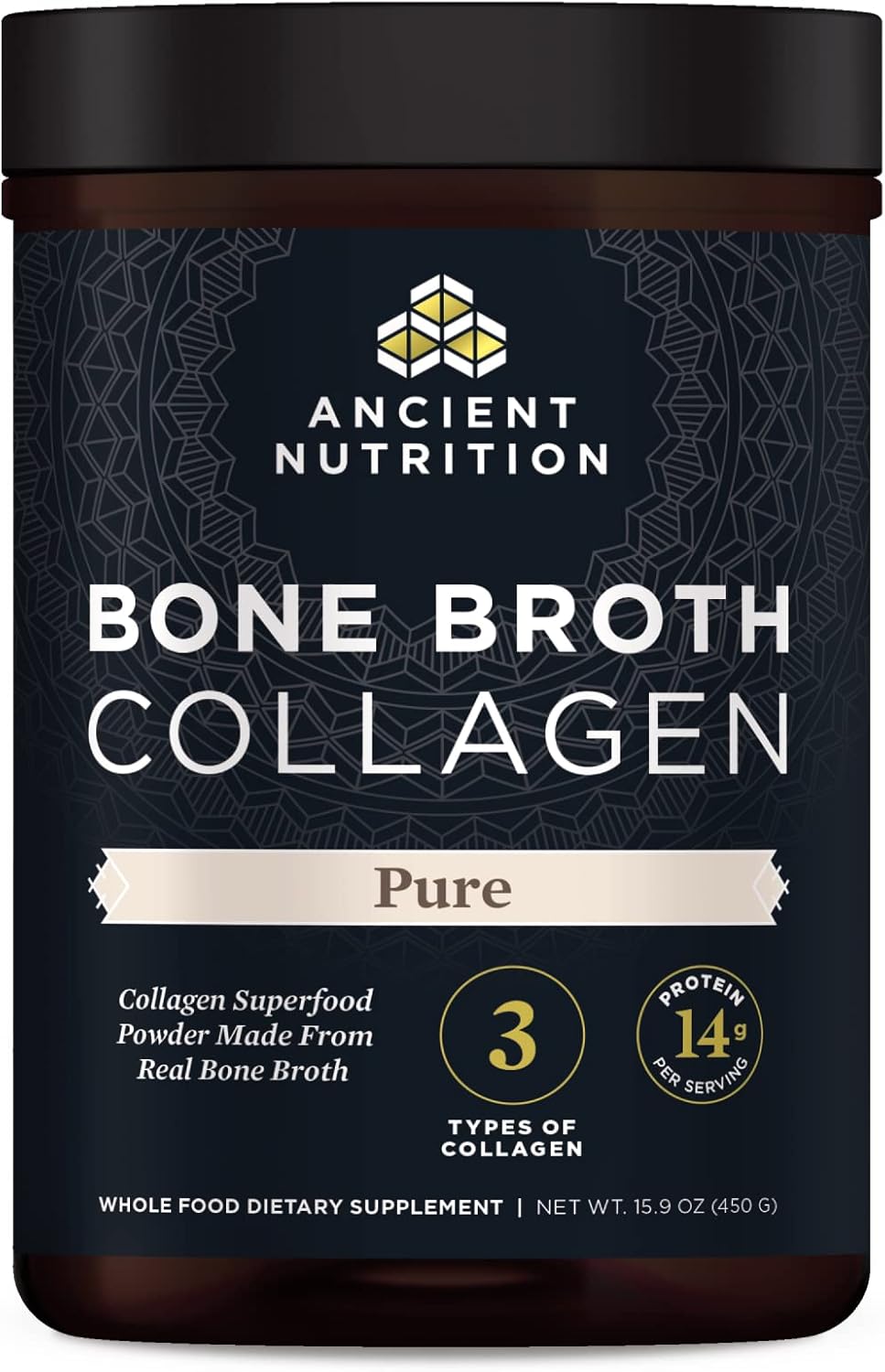 Ancient Nutrition Collagen Powder, Bone Broth Collagen, Pure, Hydrolyzed Multi Collagen Peptides