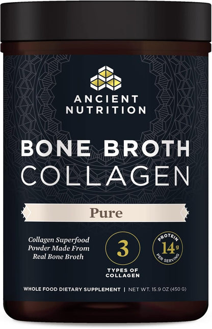 Ancient Nutrition Collagen Powder, Bone Broth Collagen, Pure, Hydrolyzed Multi Collagen Peptides