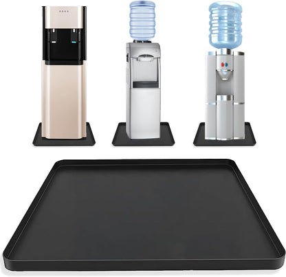 Waterproof Silicone Mat with Raised Edges 24x16 Inch, Water Cooler Mat & Countertop Protector for