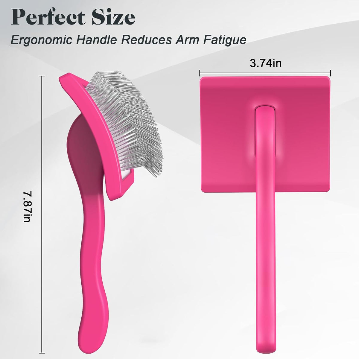2PCS Slicker Brush for Dogs & Pet Comb,Professional Dog Grooming Brush