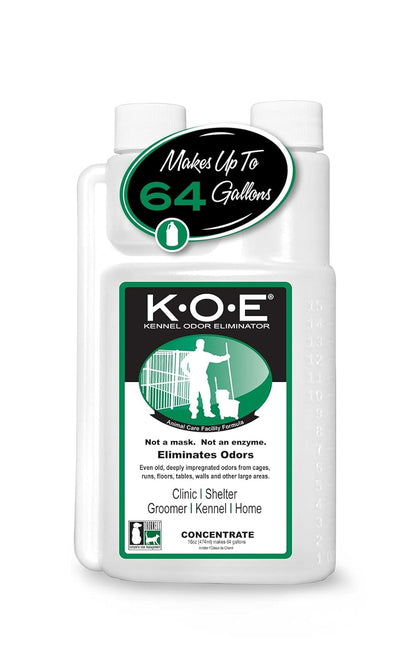 Odorcide, Thornell KOE Kennel Odor Eliminator Concentrate, Great for Cages, Runs, Floors & More