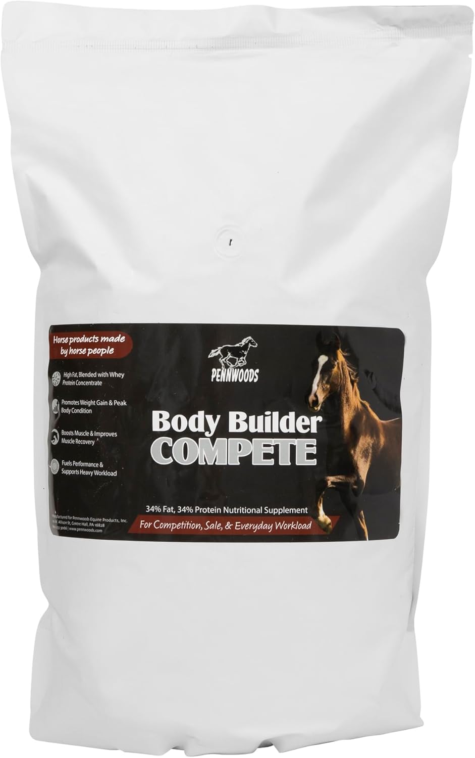 Body Builder Compete: Advanced Horse Weight Gain Supplement, Designed for Competition and Sale