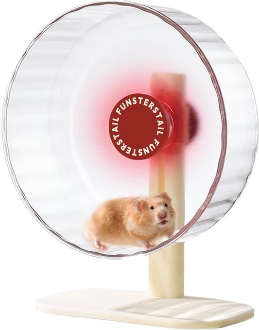 Super Silent Hamster Wheel 8.7 Inch, Magnetic Large Rat Wheel for Chinchilla, Gerbil, Guinea Pig