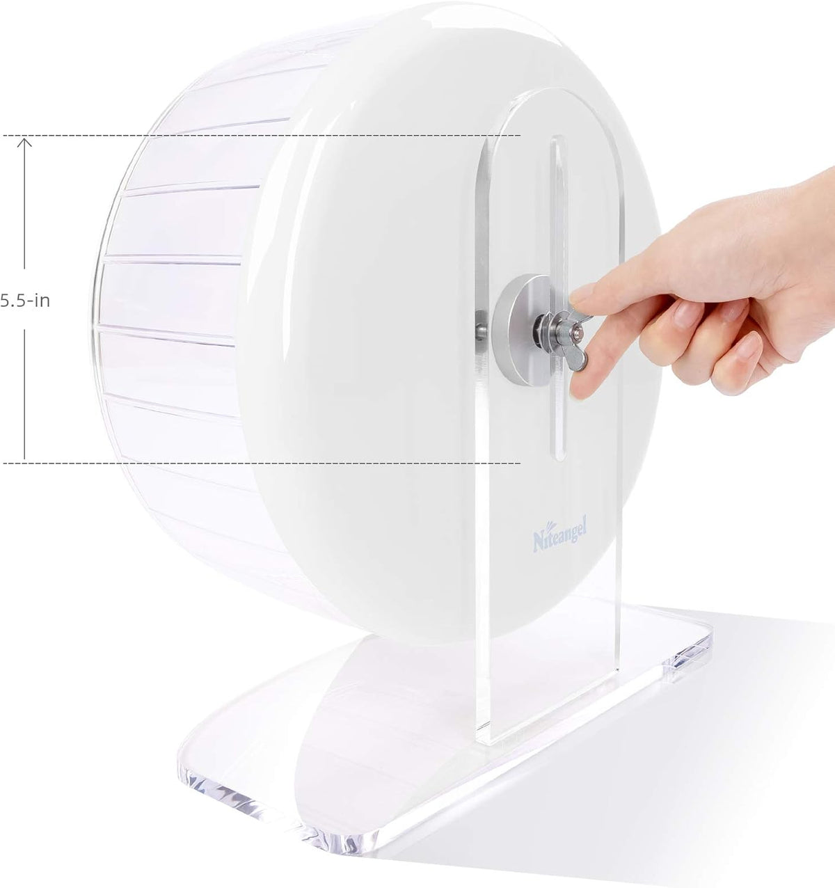 Niteangel Super-Silent Hamster Exercise Wheels: - Quiet Spinner Hamster Running Wheels with