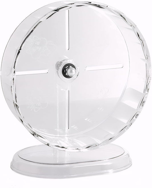 Silent Hamster Wheel – 9.5 Inch Syrian Hamster Running Wheel, Anti-Skid & Height Adjustable, Easy