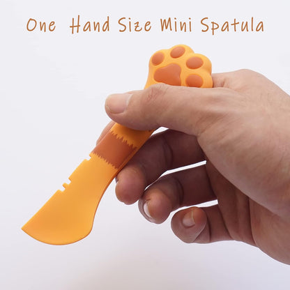 Meow&Woof Cat Wet Food Spoon, Mini Spatula for Pet Canned Food, BPA Free Can Spoons for Animal