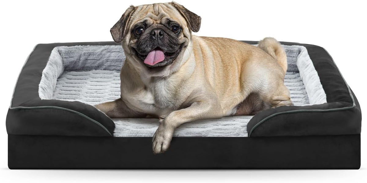 FURTIME Orthopedic Dog Bed for Small Dogs - Washable Dog Sofa Beds Small, Supportive Foam Pet Couch