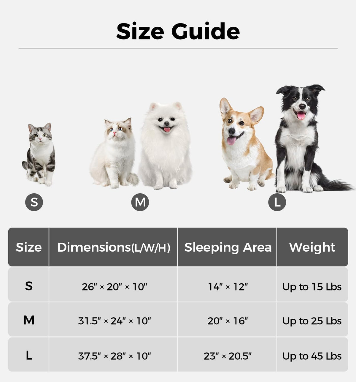 Made4Pets Dog Couch Bed, Soft Faux Fur Checkered Pet Sofa, Comfortable Fluffy Dog Sofa with