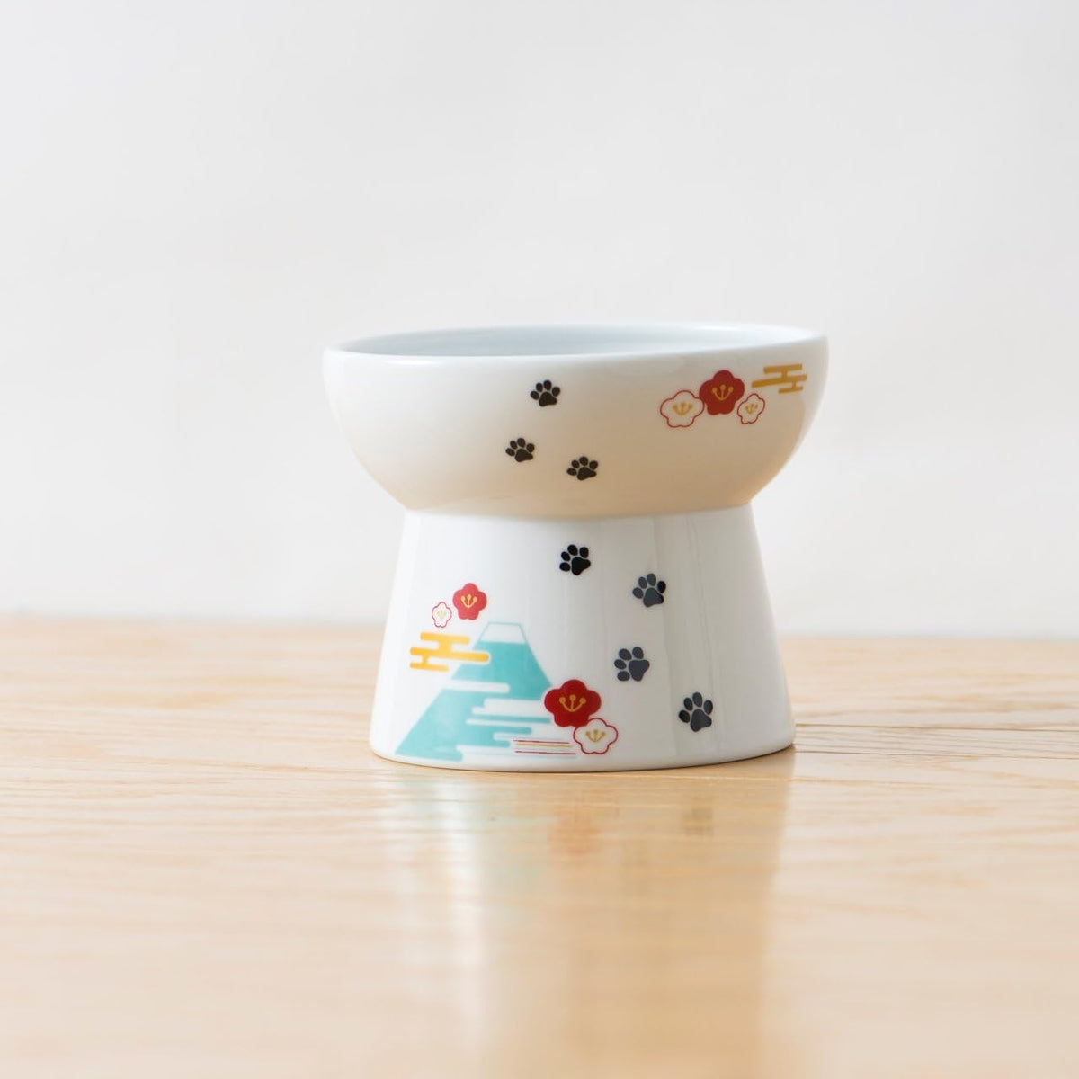 Necoichi Raised Stress Free Cat Food Bowl, Elevated, Backflow Prevention, Dishwasher and Microwave