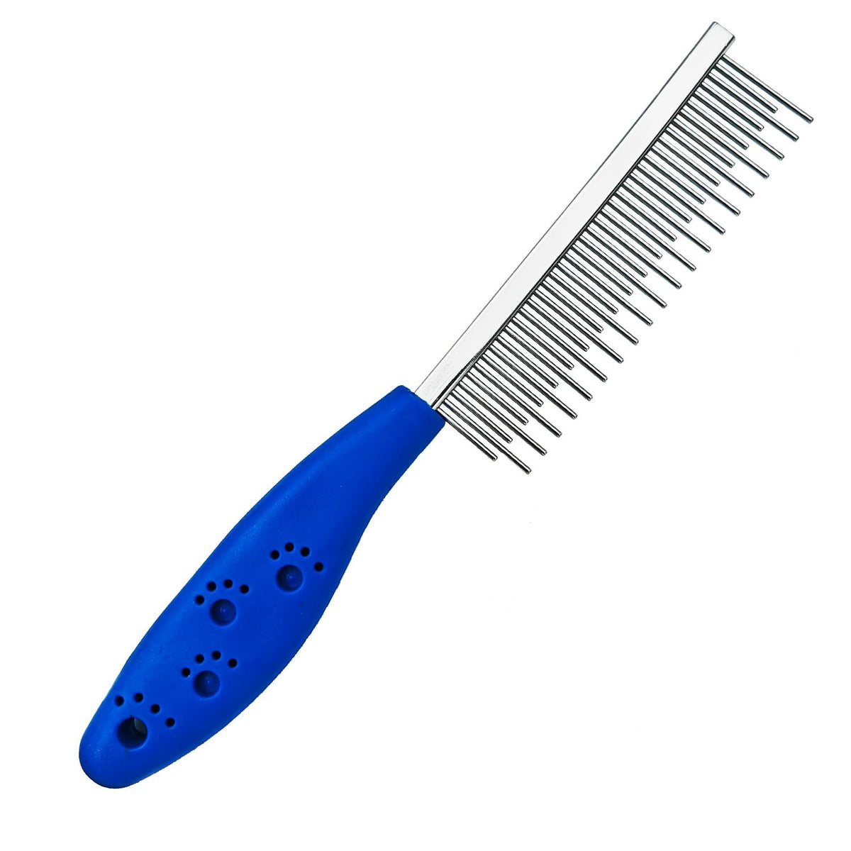 Long Hair Dog or Cat Comb Grooming with Short and Long Teeth Dematting Knots Tangles Remover Combs