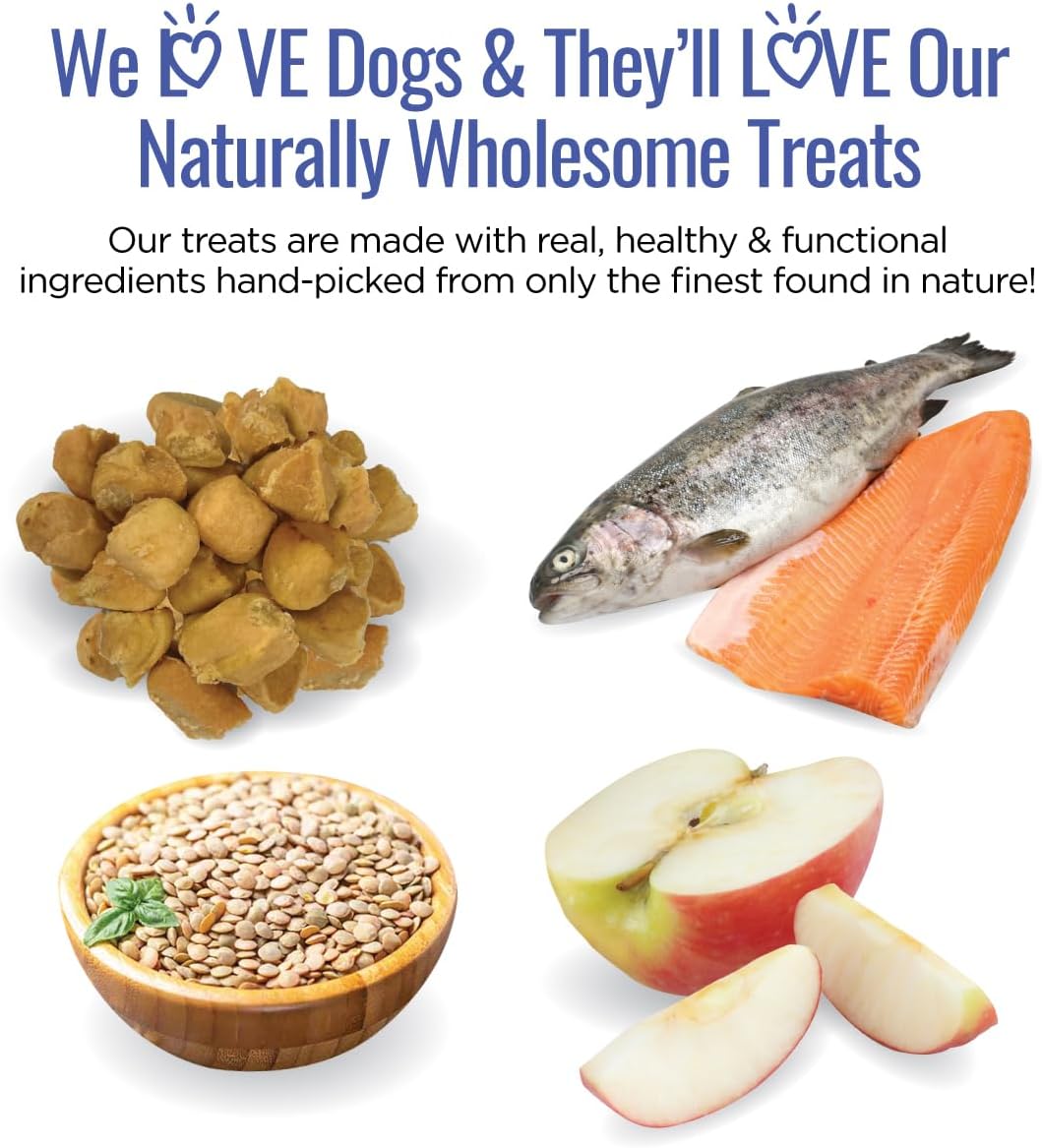 Smart Cookie All Natural Dog Treats - Trout & Apple - Training Treats for Dogs with Allergies