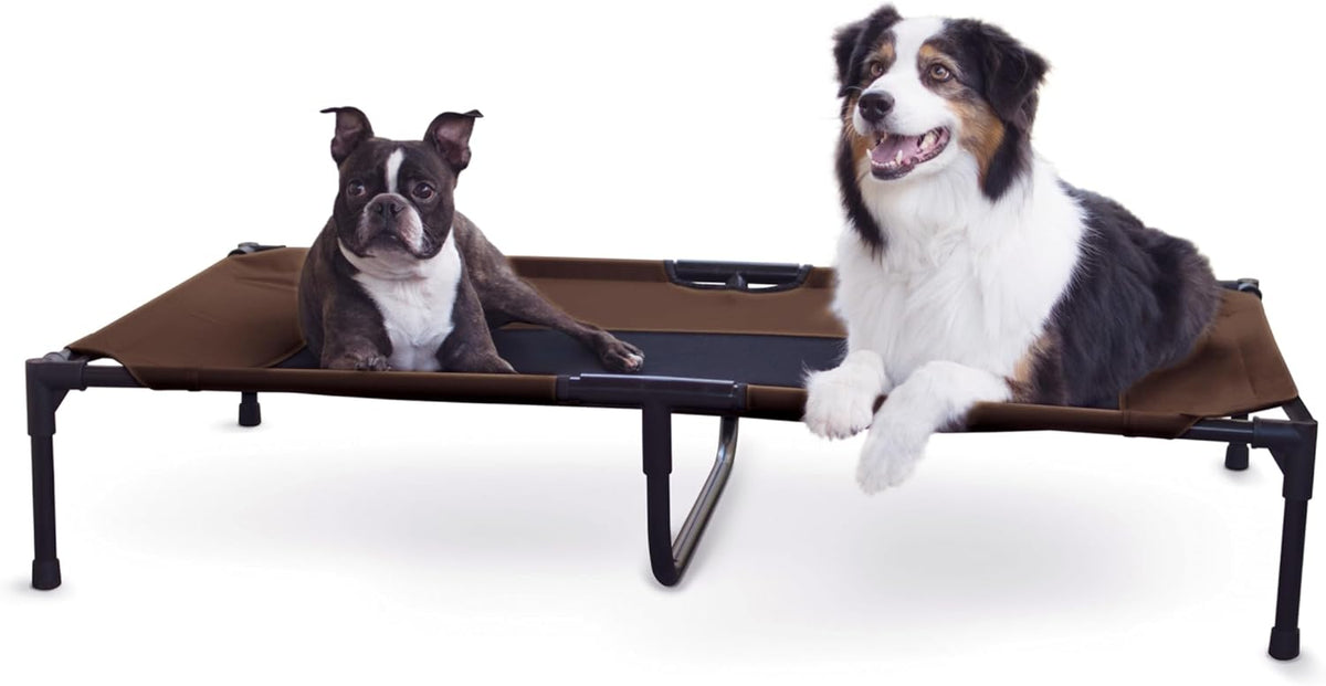 K&H Pet Products Outdoor Elevated Dog Cot, Breathable Cooling Elevated Cot Hammock Pet Bed for XL
