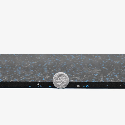 Flooring Inc's 1/4" Thick Tough Rubber Flooring Roll | Flexible Recycled Rubber Floor Mats for Home
