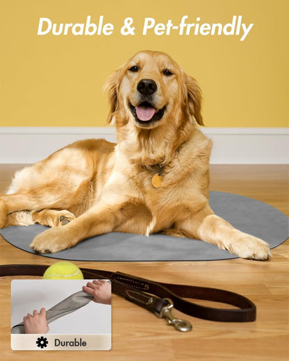 Absorbent Dog Food Mat-Cat Dog Mat for Food and Water Bowl, Quick Dry Pet Food Mat, No Stains Dog