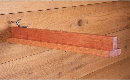 Collapsible Wooden English Saddle Rack | 18" Length | Easy to Mount | Folds Down Not Used | Fits