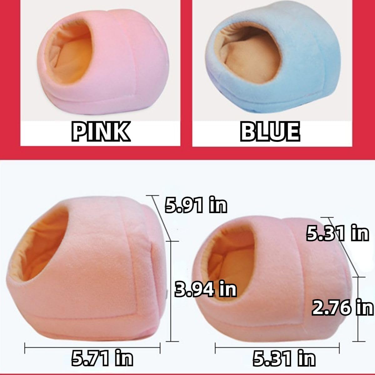 Rat Hamster House Bed Winter Warm Small Pet Squirrel Hedgehog Chinchilla Rabbit Guinea Pig Bed