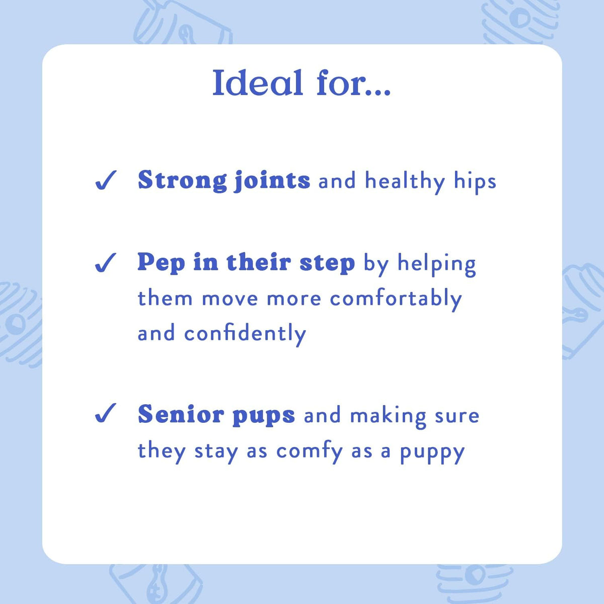 Bocce's Bakery Hip & Joint Supplement for Dogs, Daily Chews Made in The USA with Glucosamine, MSM