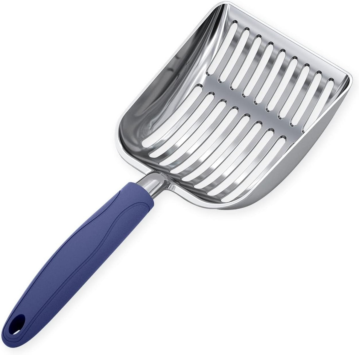 WePet Cat Litter Scoop, Aluminum Alloy Sifter, Kitty Metal Scooper, Deep Shovel, Long Handle, Poop
