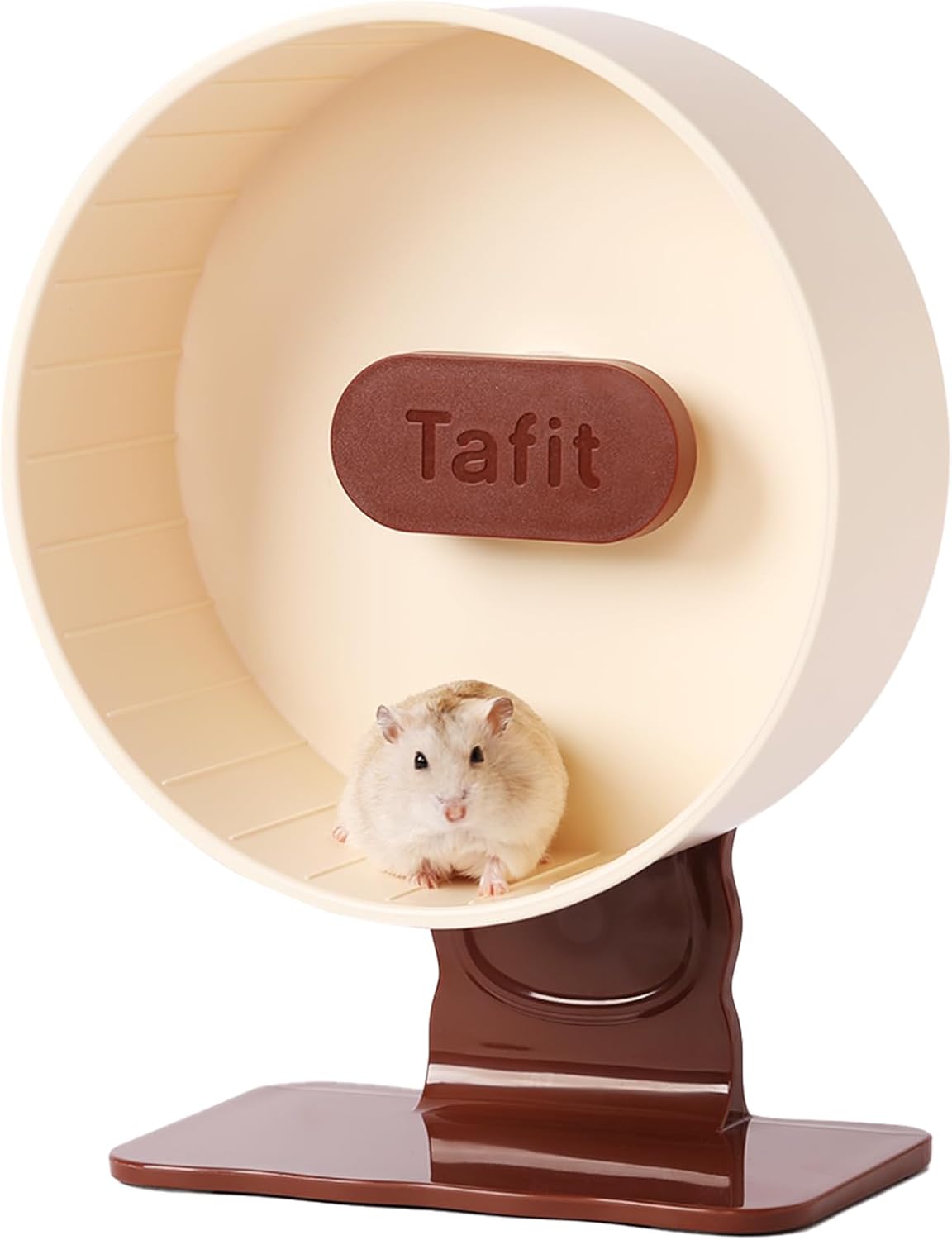 Silent Hamster Wheel 8.7 Inch Dual-Bearings Small Animals Quiet Running Exercise Wheels, Height