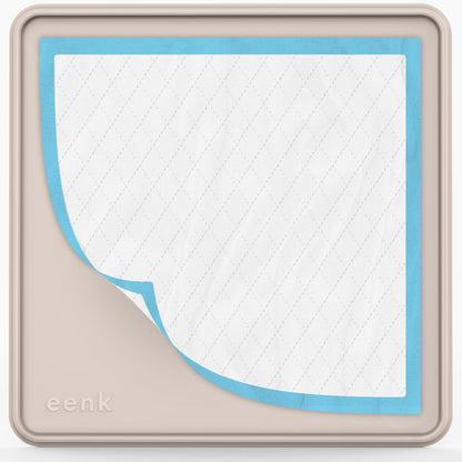 Pee Pad Tray Holder for Dogs - Fits Up to 25 x 25 in. Square Potty Training Pads No Spill Raised