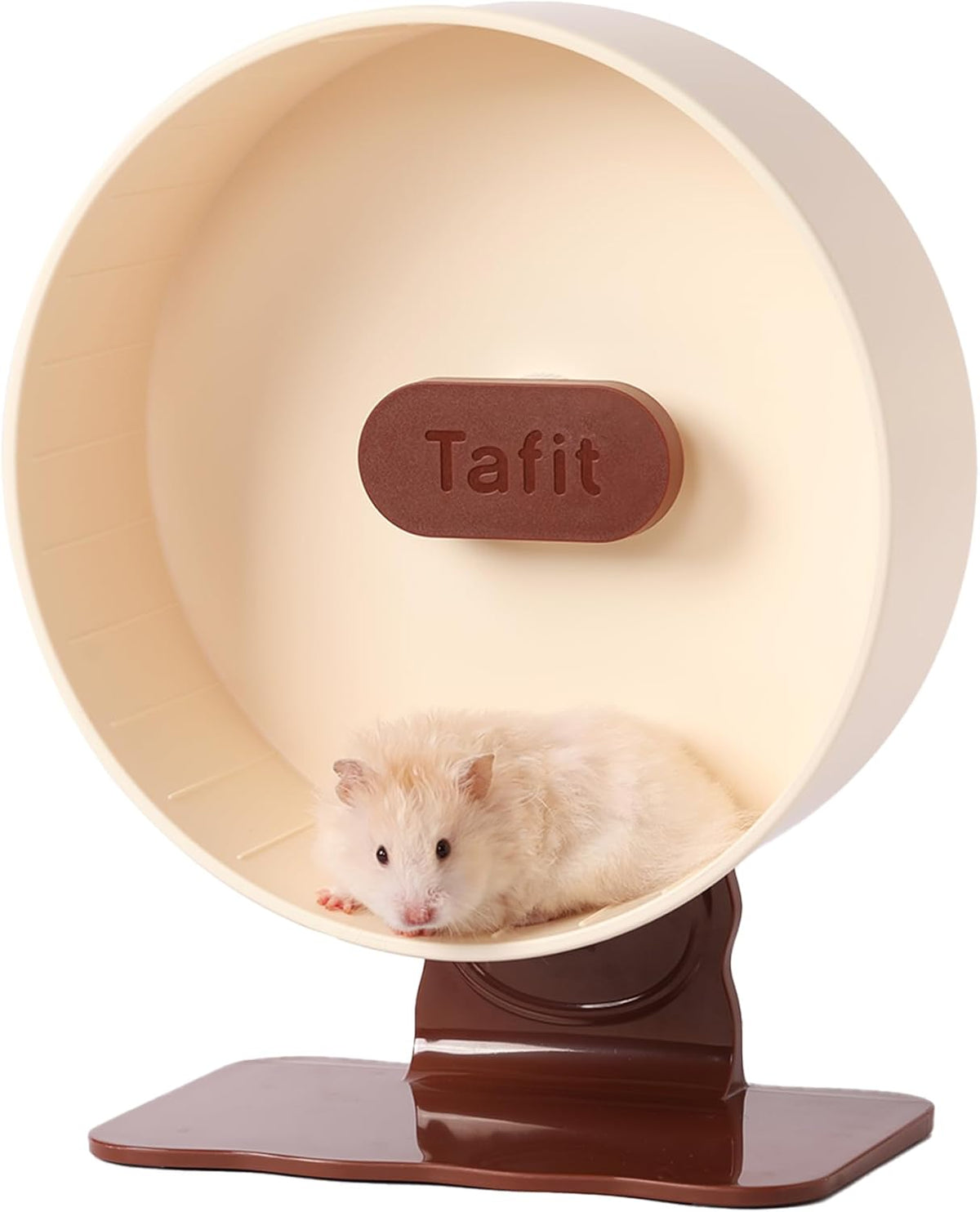 Quiet Hamster Wheel 10.2 Inch Dual-Bearings Silent Small Animals Running Exercise Wheel Height