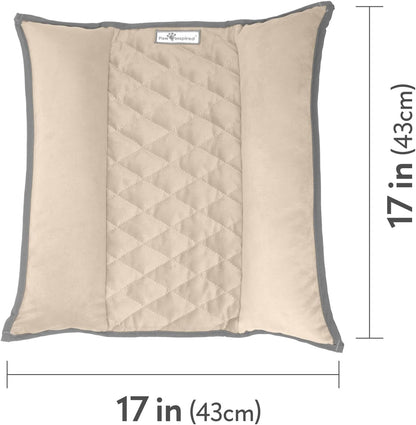 Paw Inspired Snuggle Bunny Bolster Bed for Rabbits, Cats, Dogs and Other Small Pets, Reversible