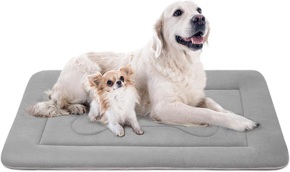 JoicyCo Extra Large Dog Bed Soft Dog Crate Pad Mat 48 in Non-Slip Bottom Washable Dog Sleeping