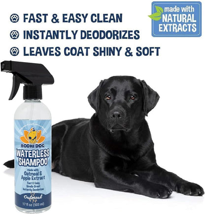 Bodhi Dog Waterless Shampoo - Natural Dry Shampoo for Dogs & Cats - Neutralizes Pet Odor - No Rinse