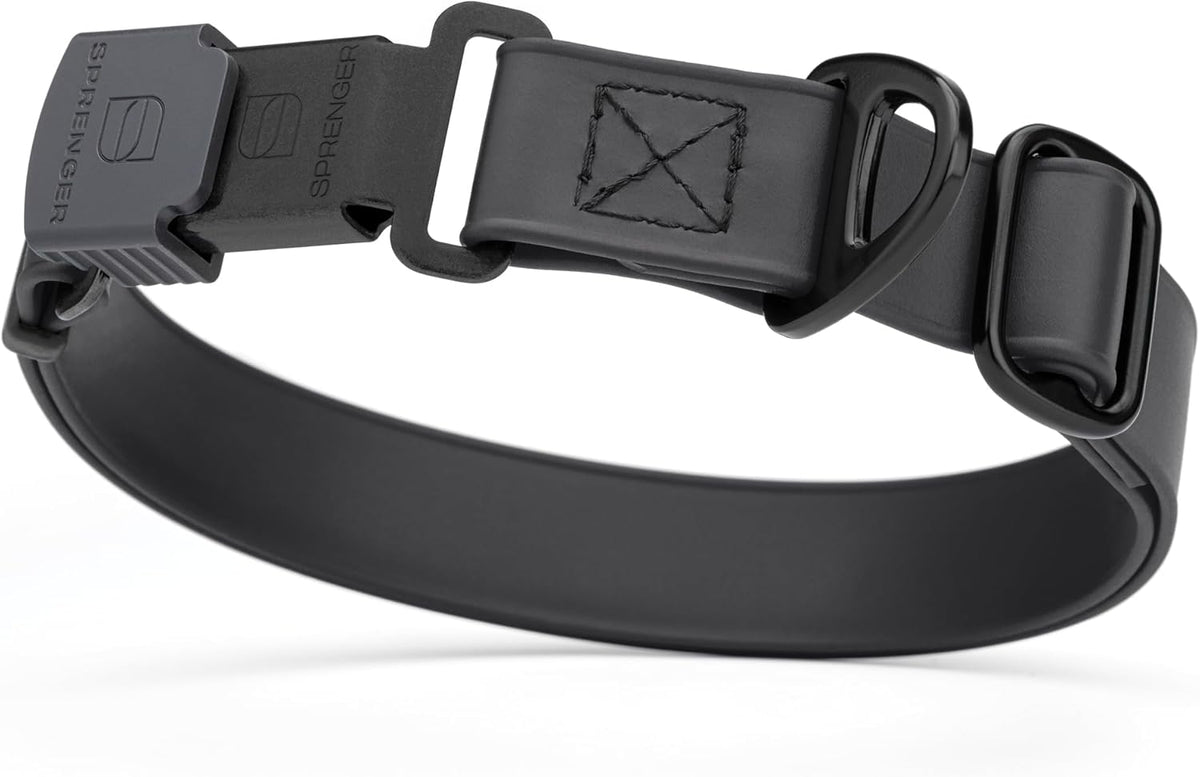 Dogline Biothane Waterproof Dog Collar with Herm Sprenger Stainless Steel Quick Release Buckle