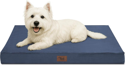 Outdoor Dog Bed for Small Dogs, Waterproof Dog Crate Bed for Small Dogs, Orthopedic Egg Crate Foam