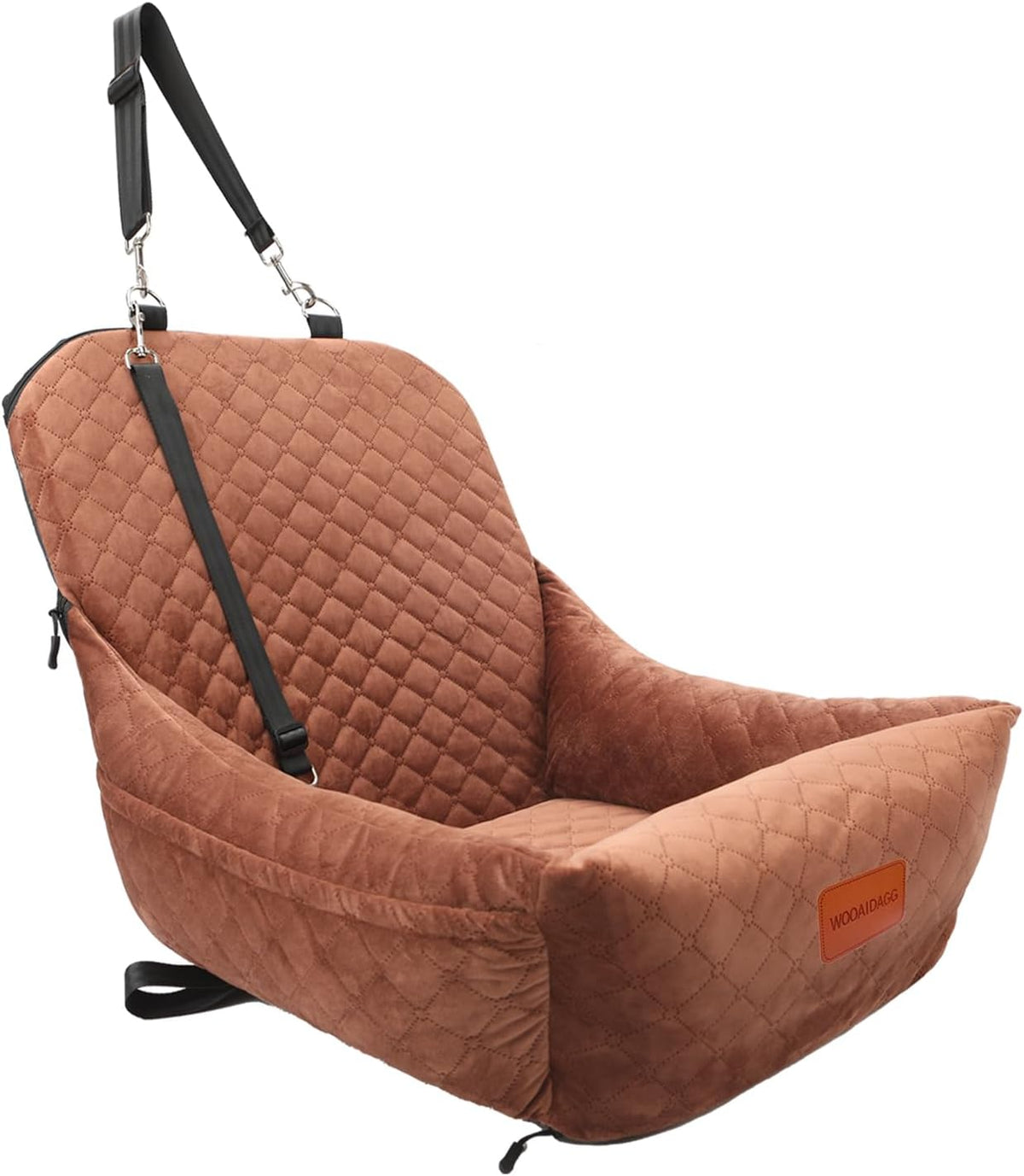 Dog Car Seat for Small Dogs,Covered Soft Fabric and Fill in Memory Foam,Easy to Assemble and Fully