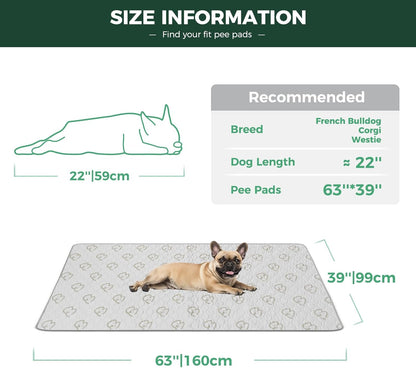 FXW Washable Pee Pads for Dogs, Puppy Pads with Super Absorbent, Specifically Designed for FXW